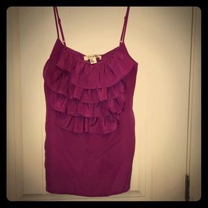 Super cute, ruffled tank.